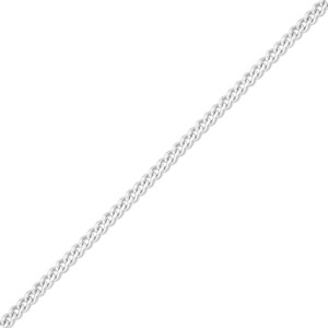925 Sterling Silver Chain By The Foot - 1.2mm Curb Chain |  Bulk Unfinished Silver Chains for Permanent Jewelry | PMJ0010