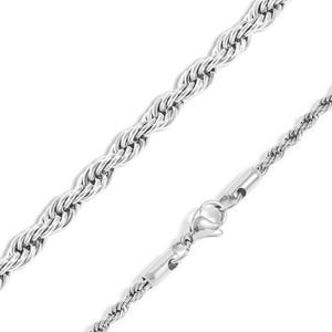Stainless Steel Rope Chain Necklace | Wholesale Chain Necklaces