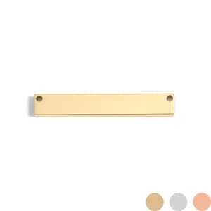 18K Gold PVD Stainless Steel Blank Bar Pendant | Polished Pendant | Engravable Jewelry | Pendant for Jewelry Making | Wholesale Bulk Pendant