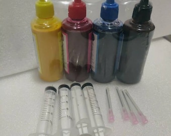 Sublimatie-inkt 4 x 100 ml Alternatief voor alle Epson-desktopprinters, NIET-OEM