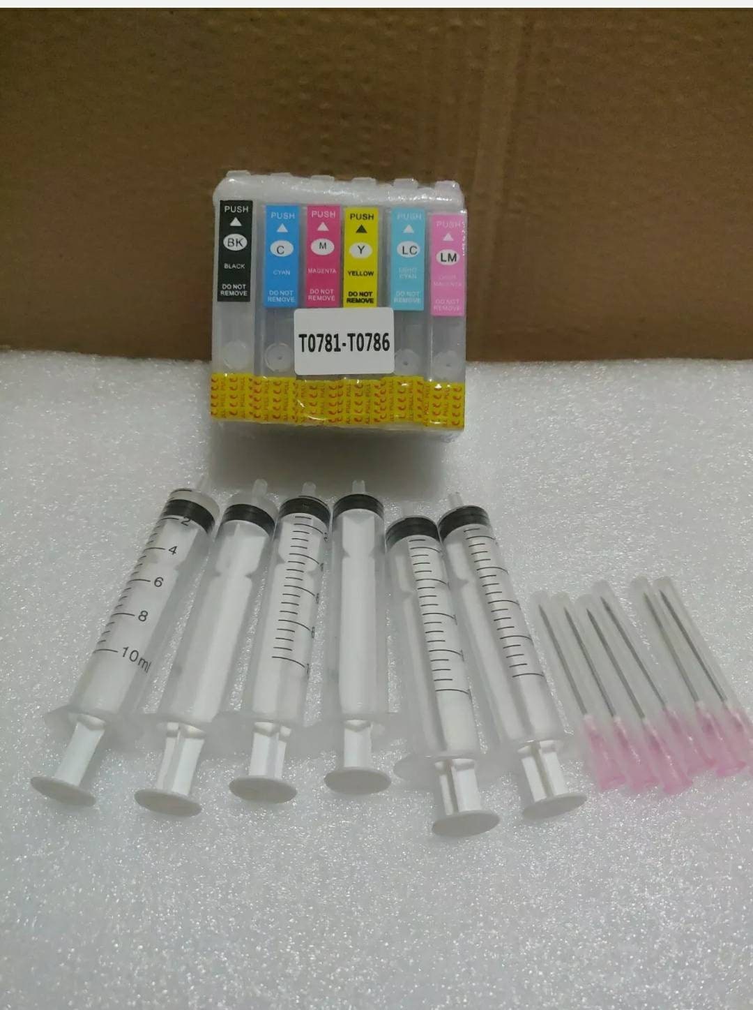 Empty Refillable Ink Cartridges for Epson 78 for Stylus Photo R260/R280 ...