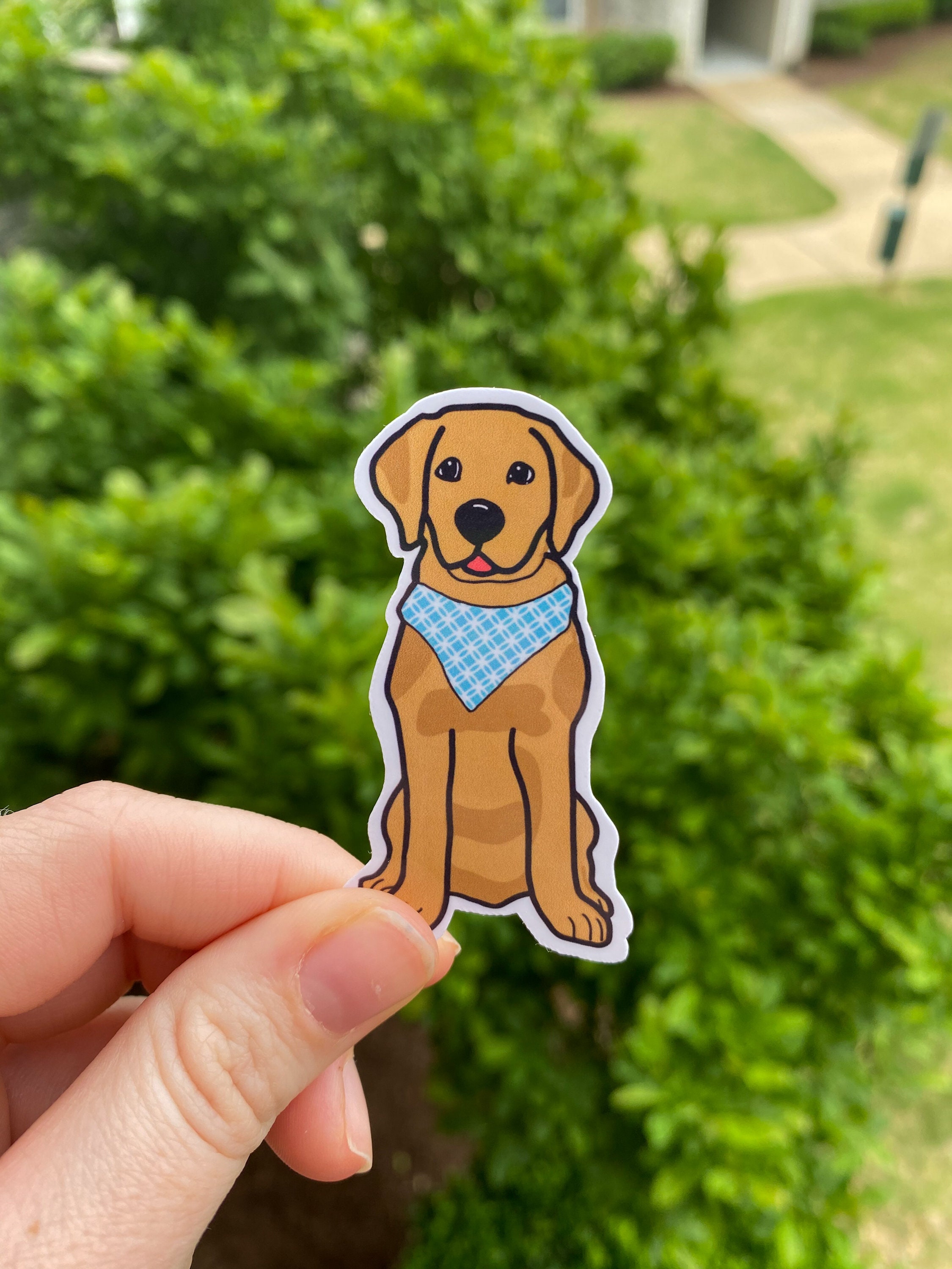 Labrador Retriever Stickers Yellow Lab Dog Mom Stickers Etsy