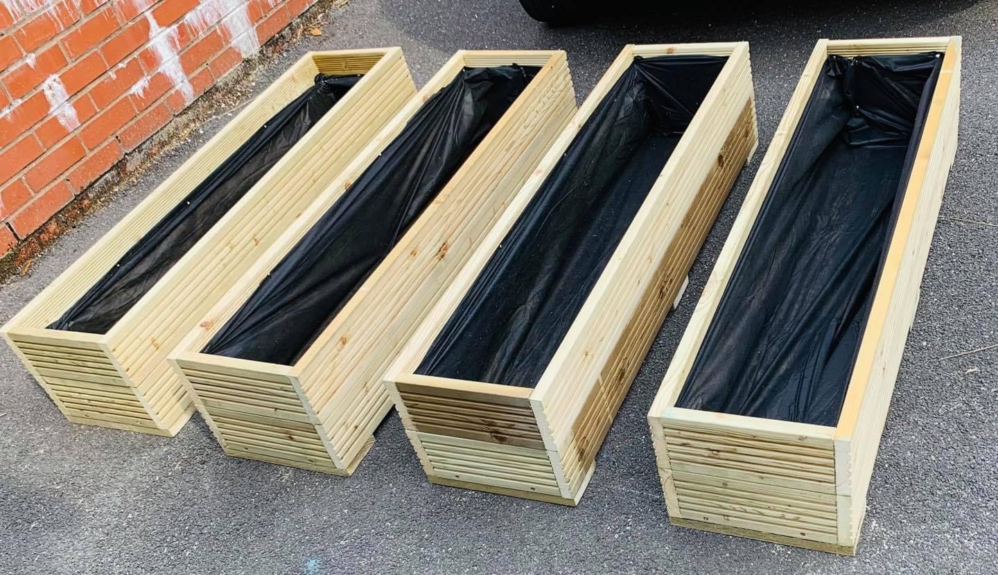 Large Outdoor Garden Planter Raised Bed Garden Trough Etsy UK