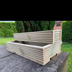 Cubierta de dos niveles. Patio hecho a mano Plantador Jardín | Etsy