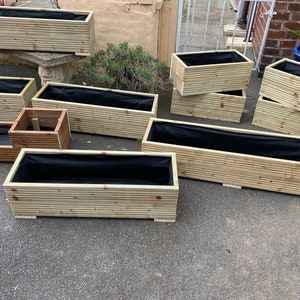3 fter Großer Balkonkasten / Pflanzschale 92cm. Garten DIY