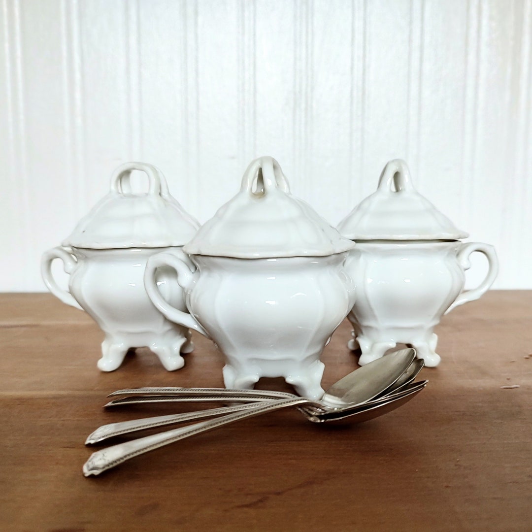 Ironstone Pot De Creme Pots Etsy