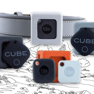 Tile and Cube Tracker Fastener for Tile and Cube Pet (Dog, Cat, Goat, Farm Animal) GPS Beacon