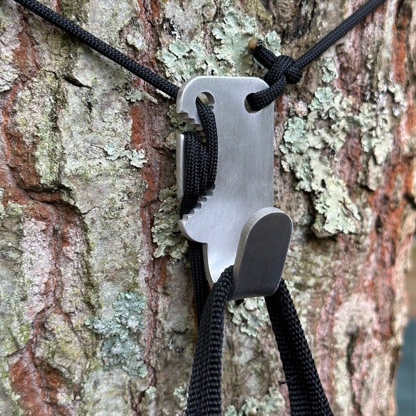 Tree Hugger (Leave No Trace Camp Hook, Weighs Less Than 1oz) Matte Finish
