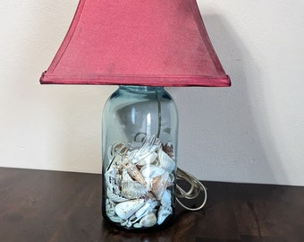 Vintage Ball Canning Jar Re-Fillable Table Lamp