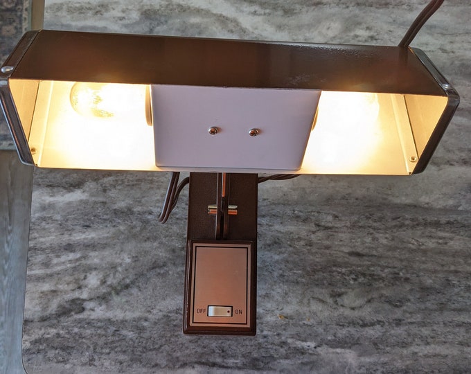 Vintage Bed Headboard Reading Lamp Etsy