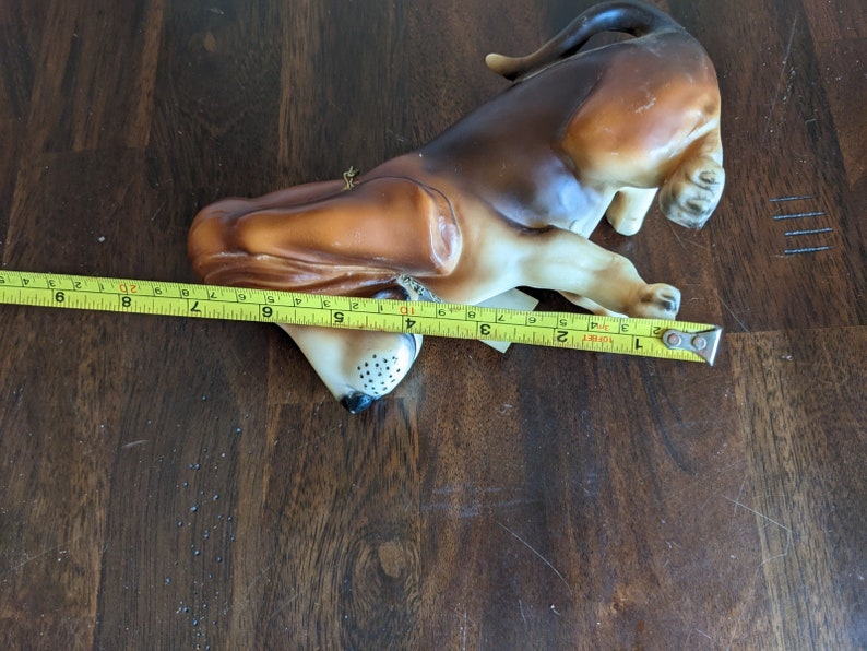 Vintage Breyer Plastic Jolly Cholly Basset Hound Advertising Producy Display American Interinsurance Company image 6