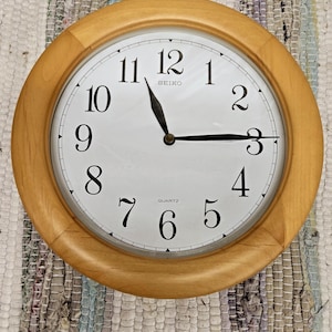Wall clock vintage seiko - Etsy 日本