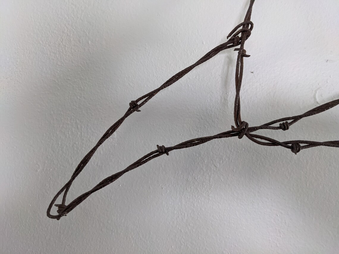 Crafted western cowboy art in a barbed wire stetson cowboy hat Etsy