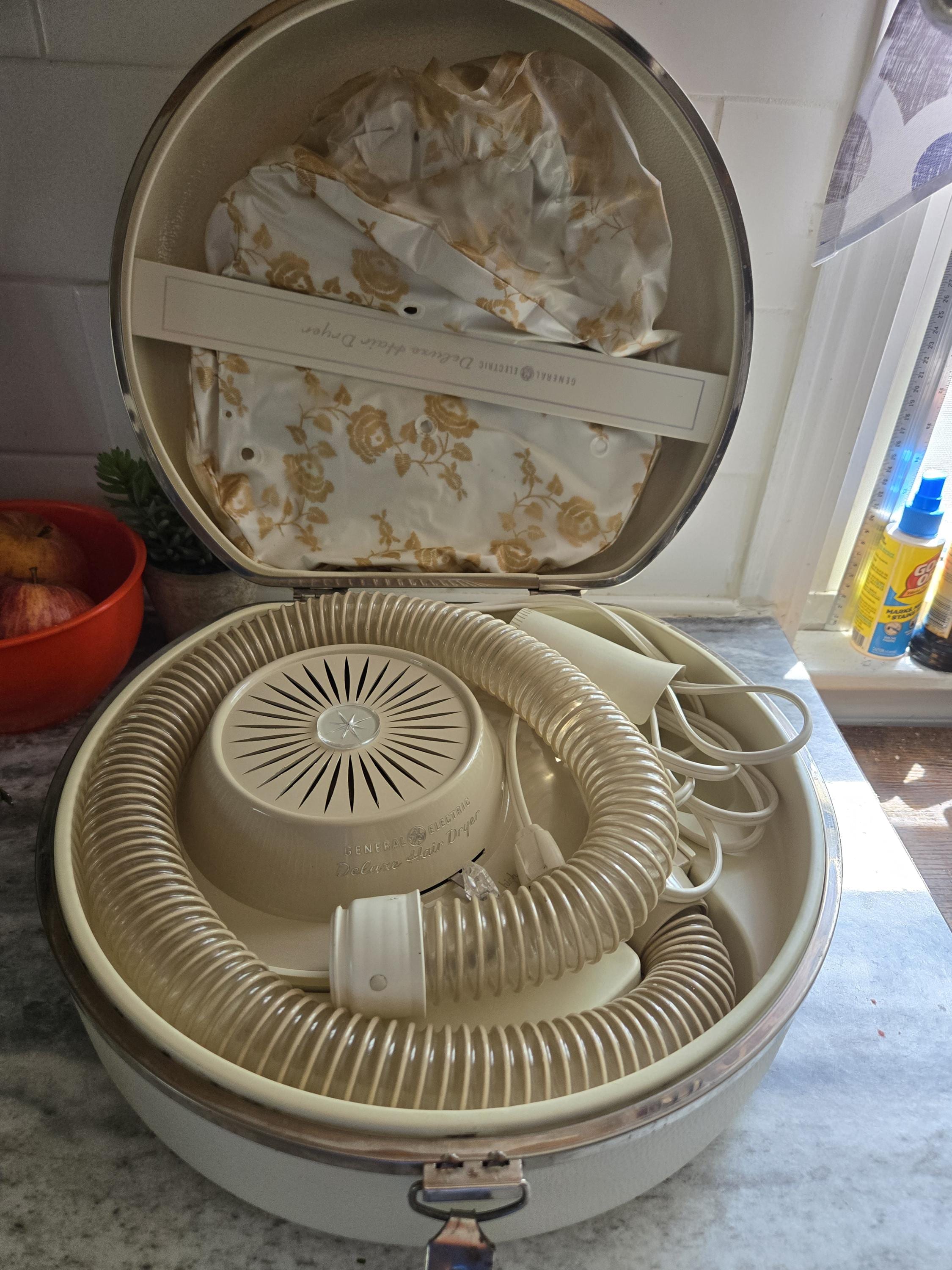 Portable Hair Vintage Hair Dryer Bonnet Vintage General Electric