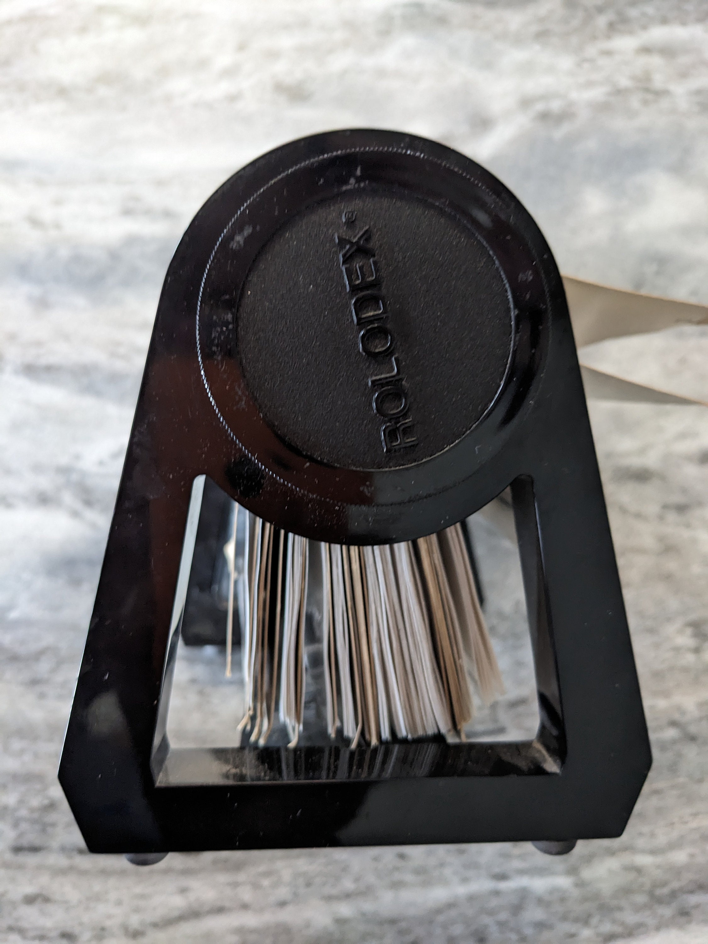 Vintage Plastic Desk Top Rolodex Spinning File Etsy