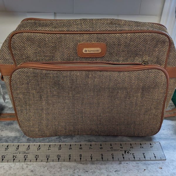 Vintage Samsonite Shoulder Bag Briefcase Laptop Travel Case