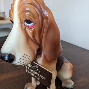 Vintage Breyer Plastic Jolly Cholly Basset Hound Advertising Producy Display American Interinsurance Company image 4