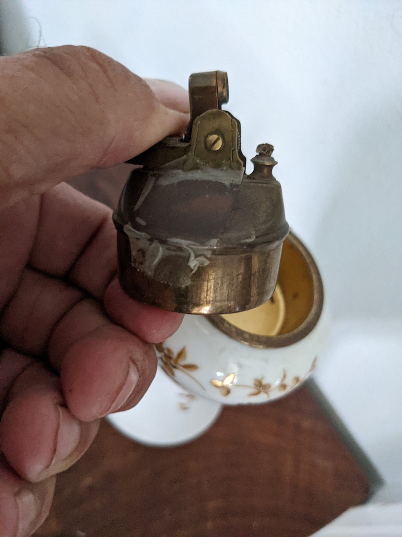 Vintage Ceramic Table Top Cigar or Cigarette Lighter Rooster Etsy