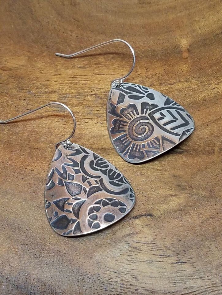 Funky 2024 silver earrings