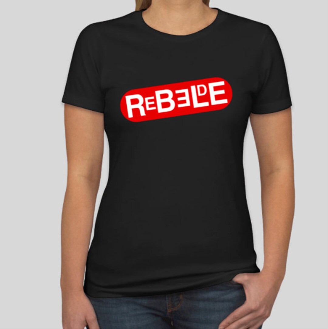 REBELDE T-SHIRT, Front Rebelde,back Rbd Logo - Etsy