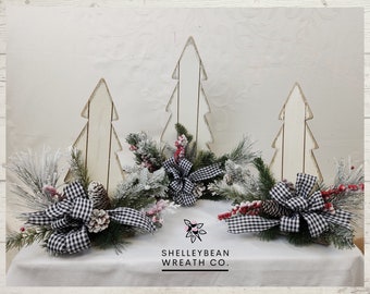 Christmas Table Decor, Christmas Decor, Winter Table Sitter, Winter Mantle,  Rustic Winter Decor, Holiday Front Porch