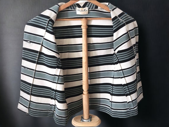 MC Wool Striped BUTTE KNIT Jacket, Size S - Cute … - image 5