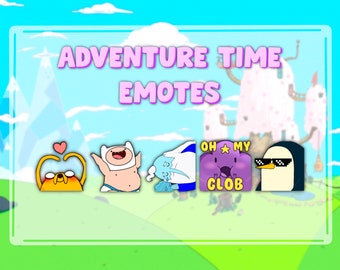 Adventure Time Emote Pack for Twitch, Discord, Youtube