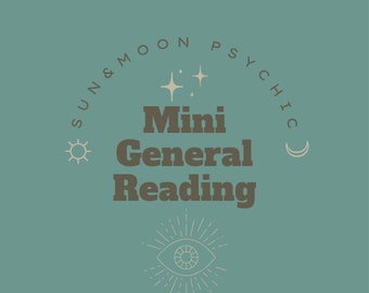 SAME DAY mini Allgemeine Intuitive Tarot-Lesung