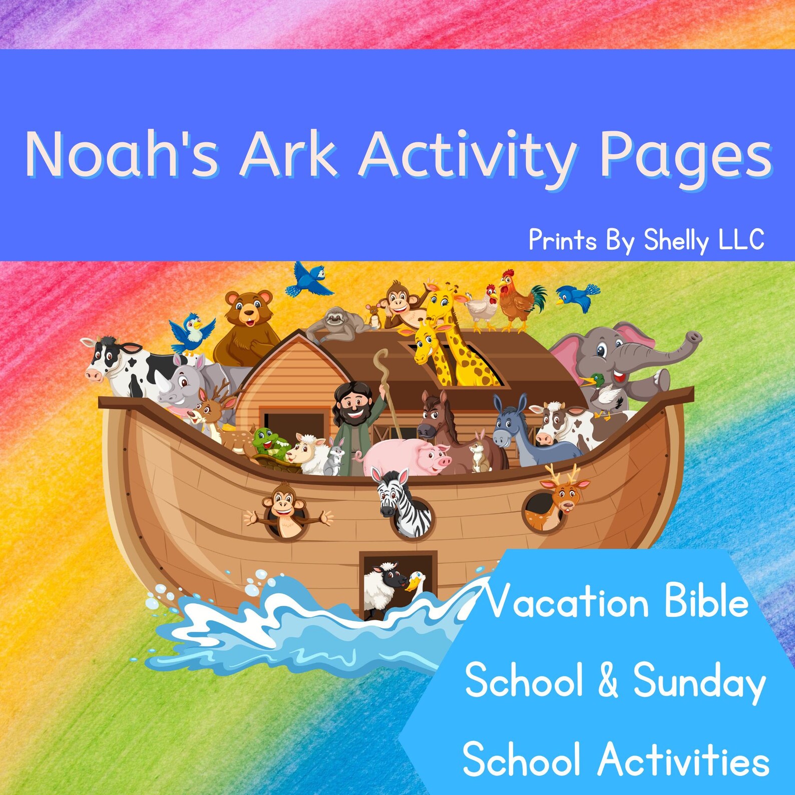 Noah s Ark VBS Vacation Bible School Church Activities Sunday 