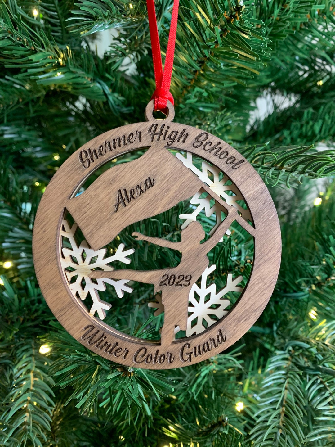 Winter Color Guard Ornament Etsy