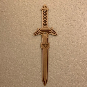 Zelda Hylian Master Sword Wall Art