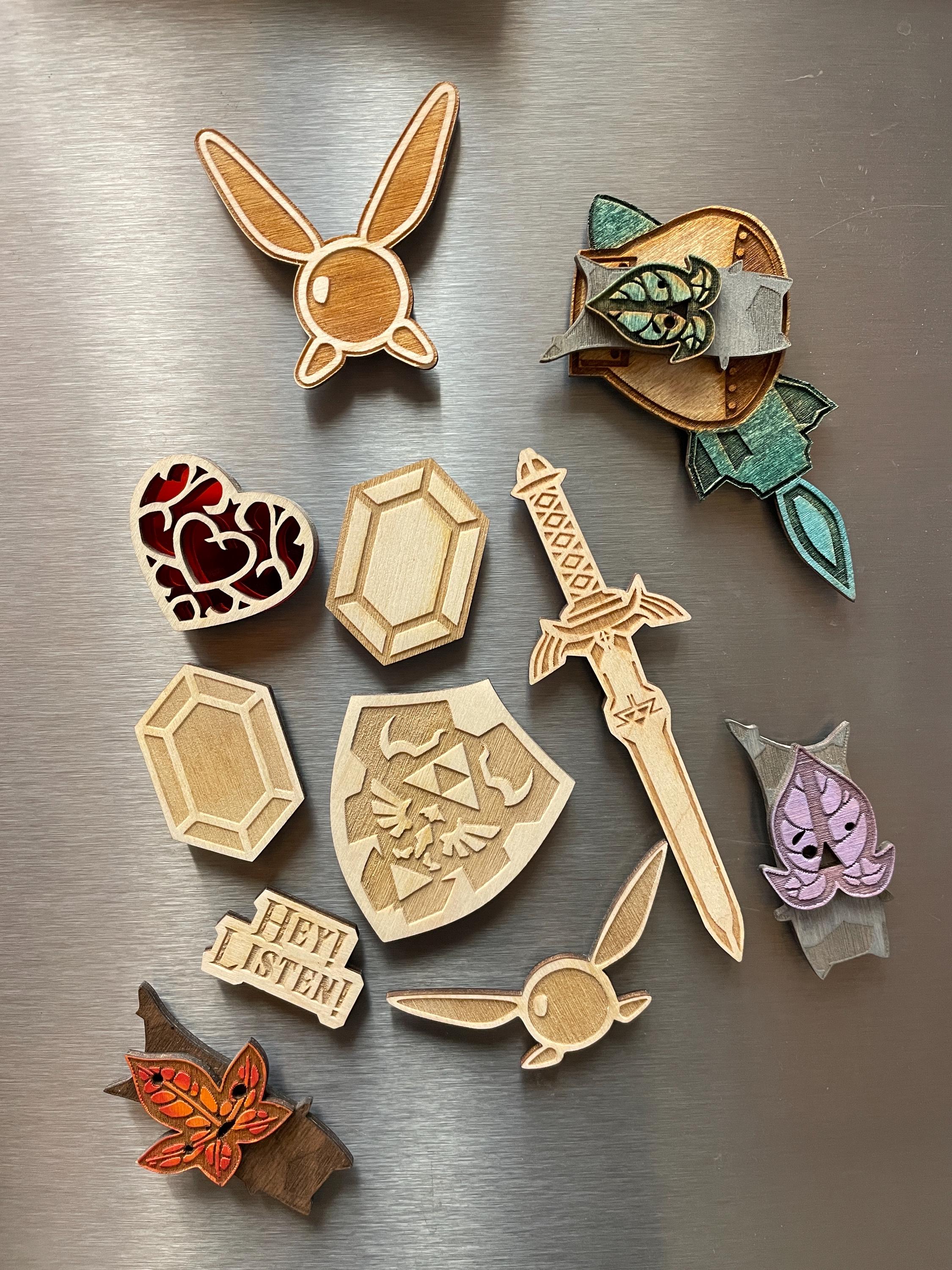 Zelda Theme Refrigerator Magnet Set - Etsy