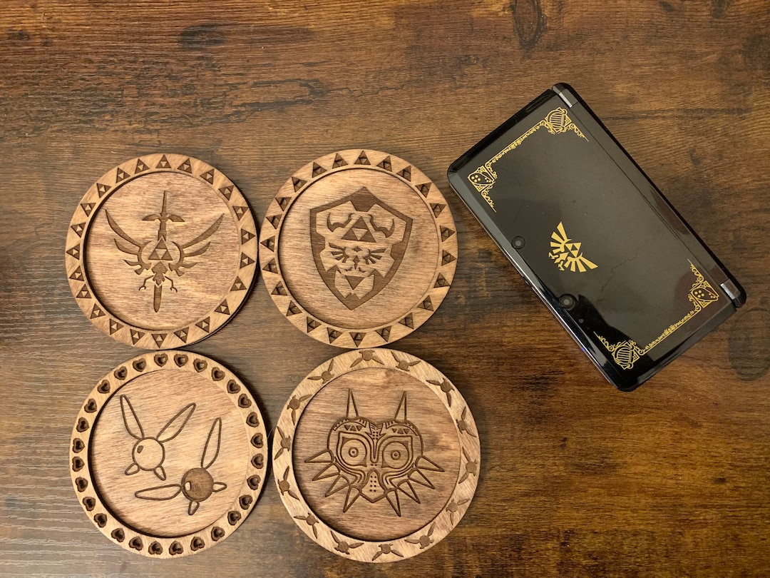 Zelda Table Coasters Set of 4 Etsy