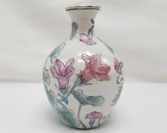 Vintage Morning Glory Floral Vase