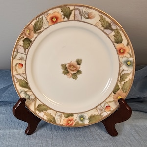 Antique Hand Painted Floral Nippon Plate