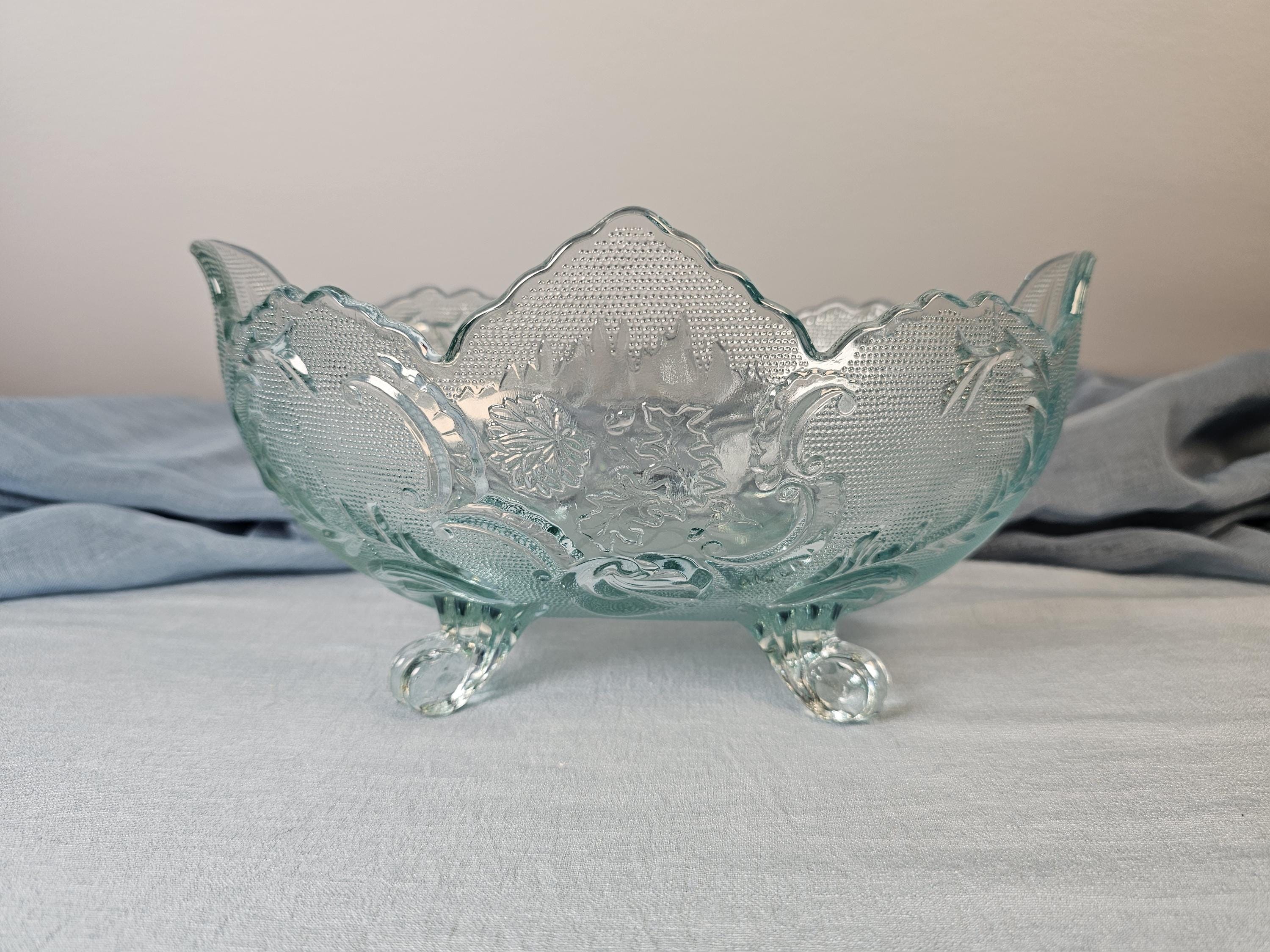 Jeanette Glass ジャネットグラス ヘレニック ガラスボウル 4個 Jeanette glass co - Etsy 日本