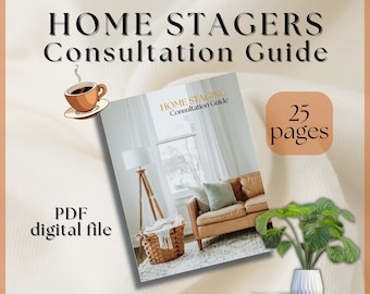 HOMESTAGING Business Staging Report Form Guide & Consultation Home Staging Checklist, Digital Printable Workbook, Seller Real Estate Service