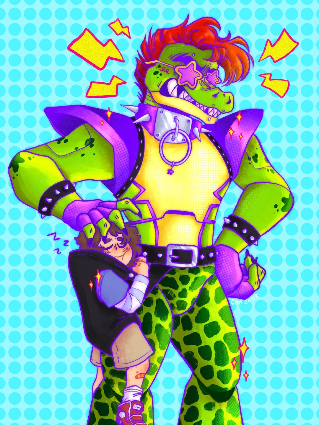 Monty is a Great Parent FNAF Security Breach Print - Etsy