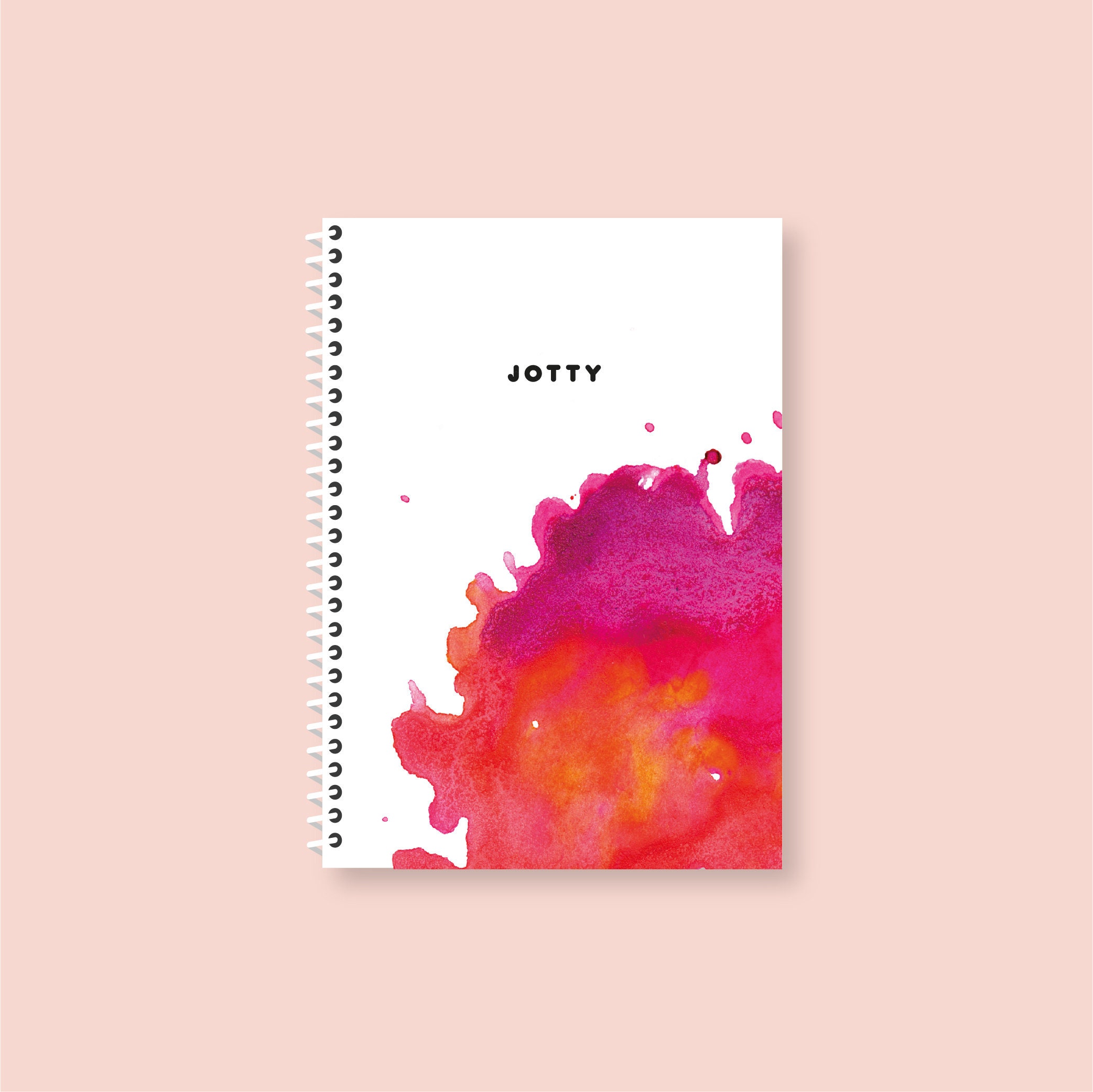 2024, A5, Pink Watercolour Diary, Personalised Diary, Week to View, Personalised Cover, 2024