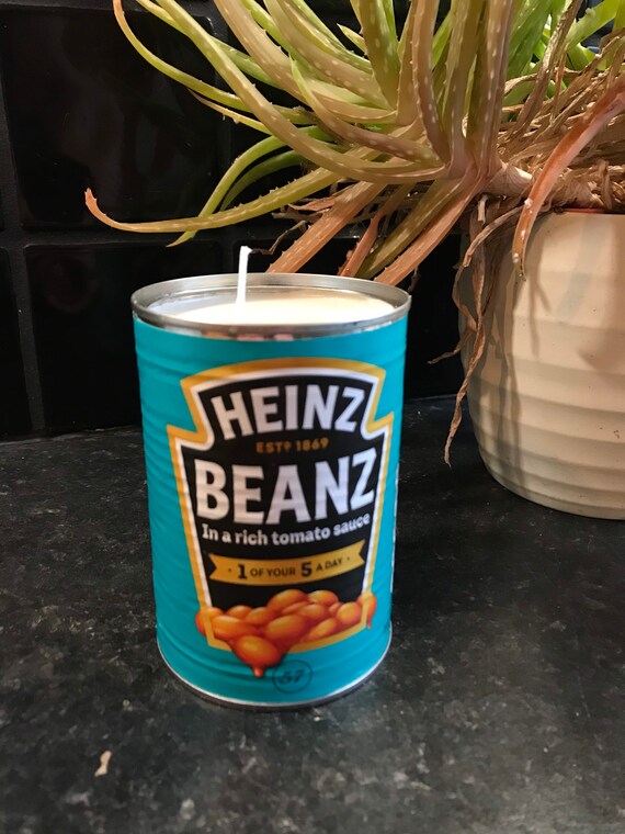 Handmade Soy Baked Beans Candle Lemon Tea Tree Gift for Etsy UK