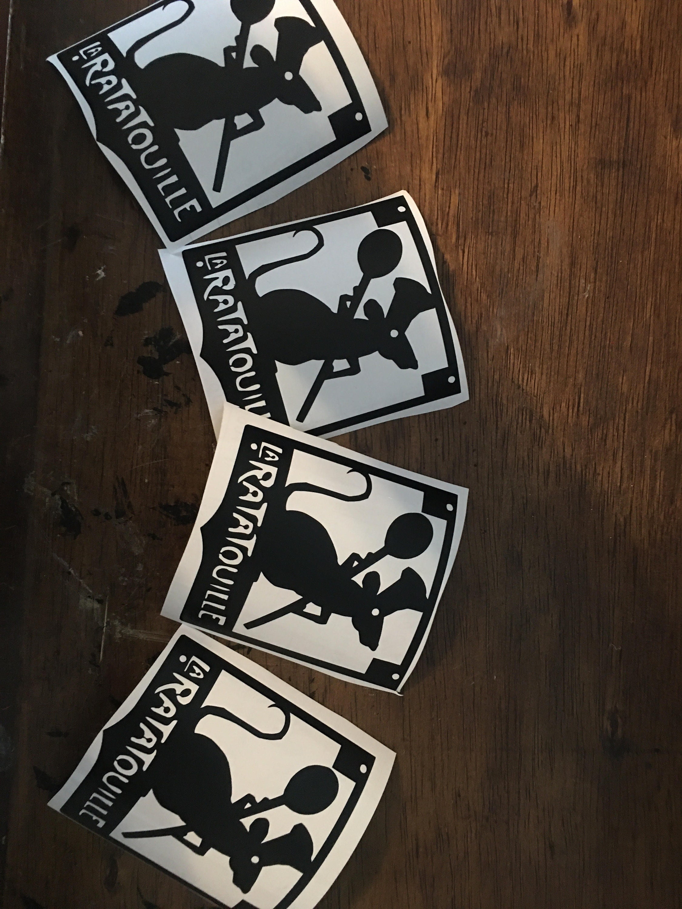 Ratatouille Sign Vinyl Decal Sticker-La Ratatouille art from | Etsy