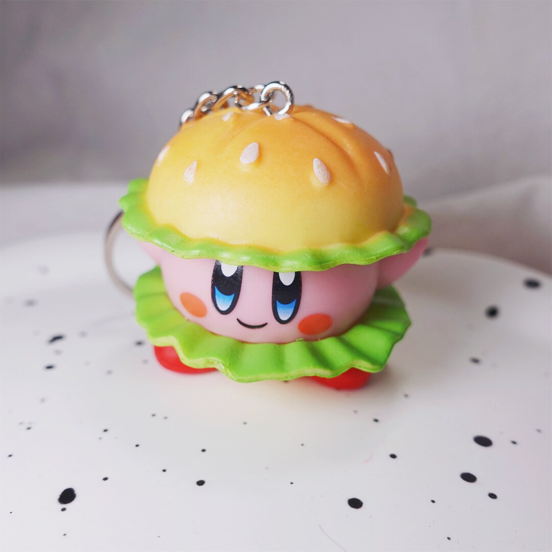 Handmade Keychain Cartoon Animation DIY Cute Hamburger Keychain - Etsy