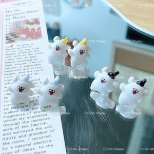 S925 Silver | Cute Dog | Doll | Puppy | Animation | Cartoon | Happy Dog | Handmade | DIY |  Stud Earrings