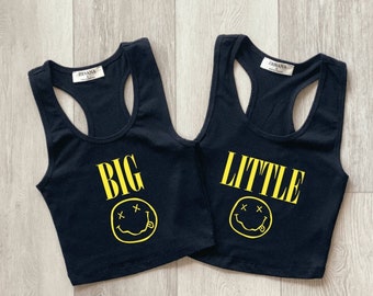 Big Little Reveal - Sorority Crops - Each Shirt Sold Separately