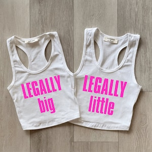 Big Little Reveal - Sorority Crops - Each Shirt Sold Separately