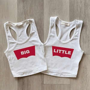 Big Little Reveal - Sorority Crops - Each Shirt Sold Separately