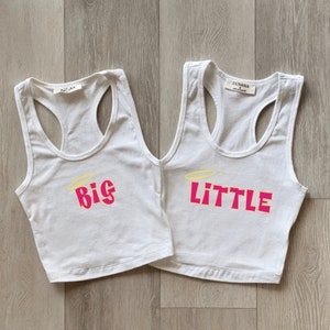 Big Little Reveal - Sorority Crops - Each Shirt Sold Separately
