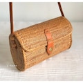 Sling Rattan Bag, Bali Handmade Rattan Summer Purse – Timeless & Chic, Gift for Mom, Crossbody Rattan Bag, Gift For Women product logo