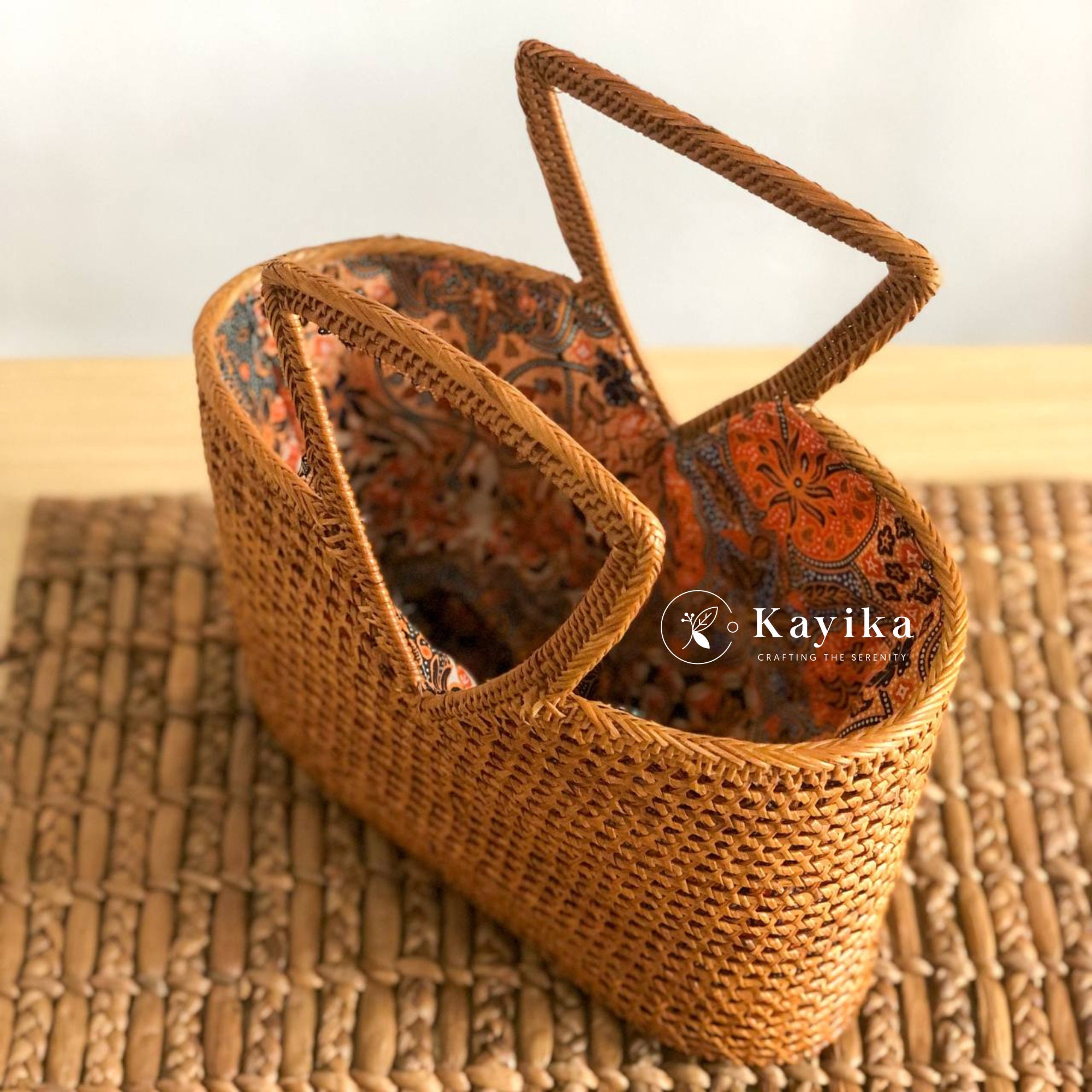 ☆【JILLSTUART】☆[ROSELLA] LEATHER RATTAN TOTE BA.G S☆ Designer fashion, Seoul-fully created | W Concept
