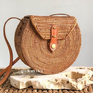 Bolsos bandolera de ratán, bolso de verano, elegantes y sostenibles, bandoleras, bolsos para fiestas, regalo de cumpleaños, bolsos para mujer, regalo para mujer